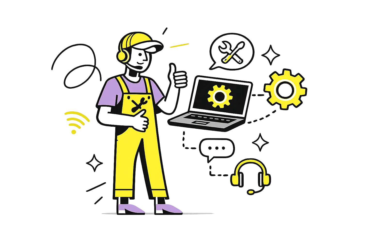 Support illustration